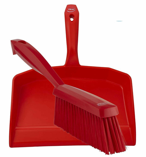 Vikan 5660_4587 Dustpan and Brush Set Sweeping Shovel Soft Bristle Hygienic