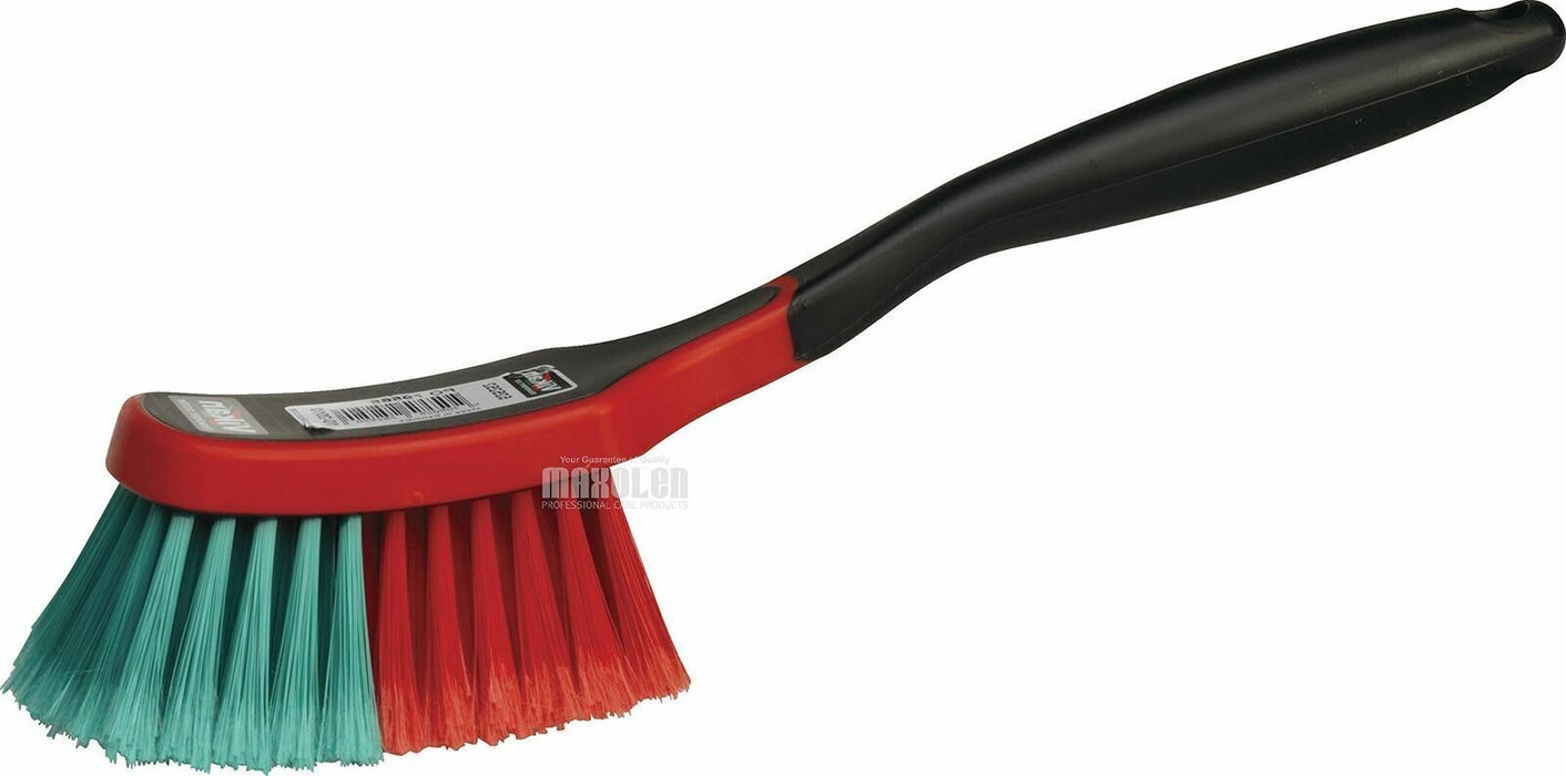 Vikan Wheel Brush Set Natural Filaments, Chemical Resistant Alloy Steel Rims