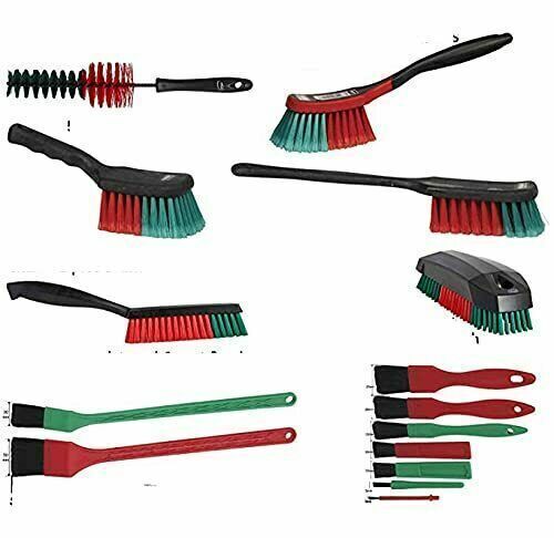 Vikan Car Detailing Brush Set Superb Professional Brushes Wheels Body Interior