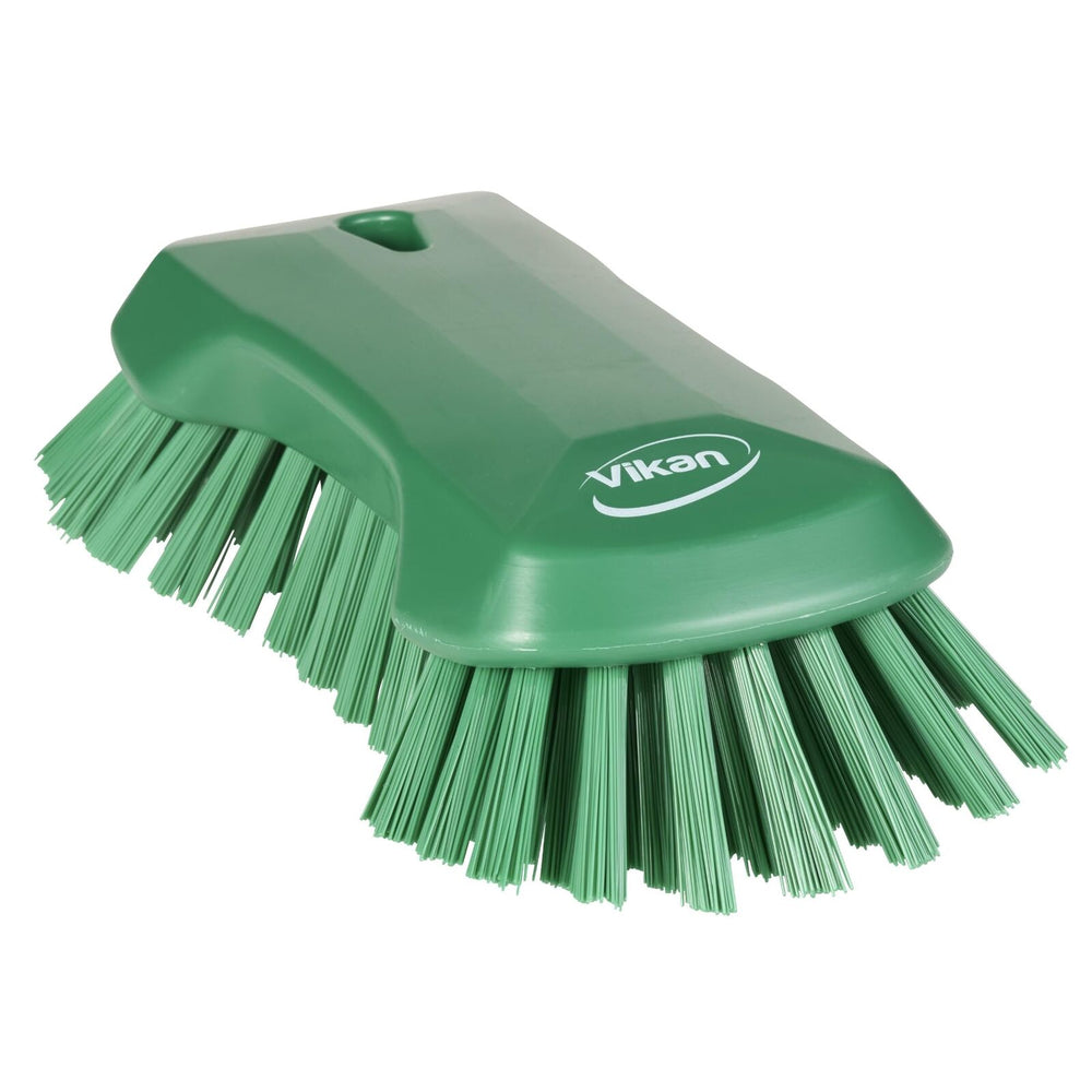 Vikan Brush, Polypropylene Polyester Stainless Steel, Green, XL | Auto Rae-Chem