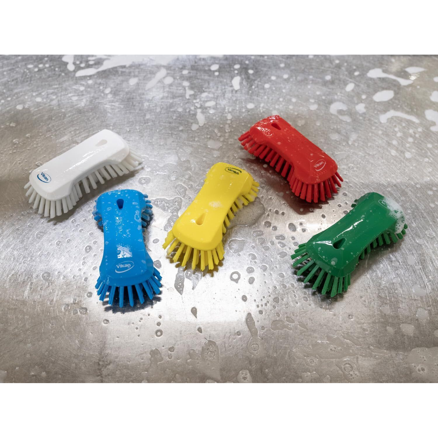 Vikan Brush, Polypropylene Polyester Stainless Steel, Green, XL - View 8 | Auto Rae-Chem