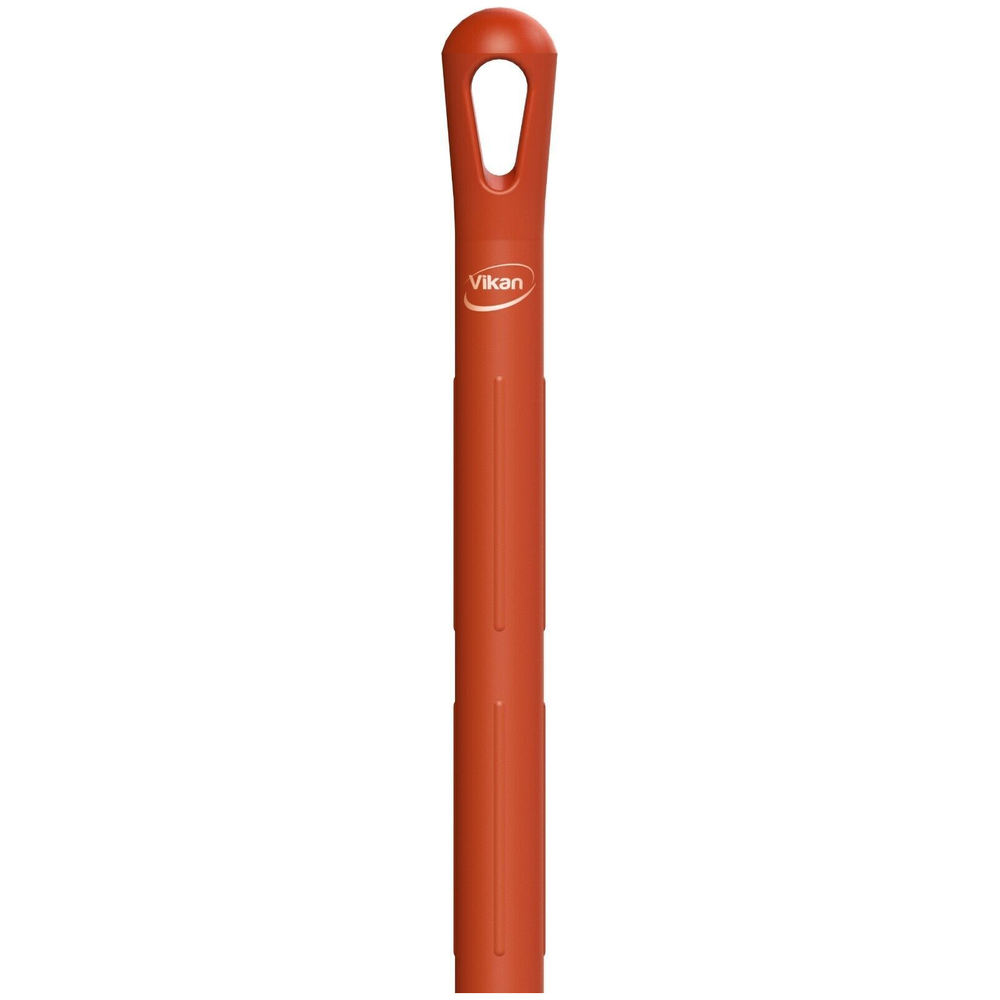 Vikan 29644 Ultra Hygienic Handle, Ø32 mm, 1700 mm, Red