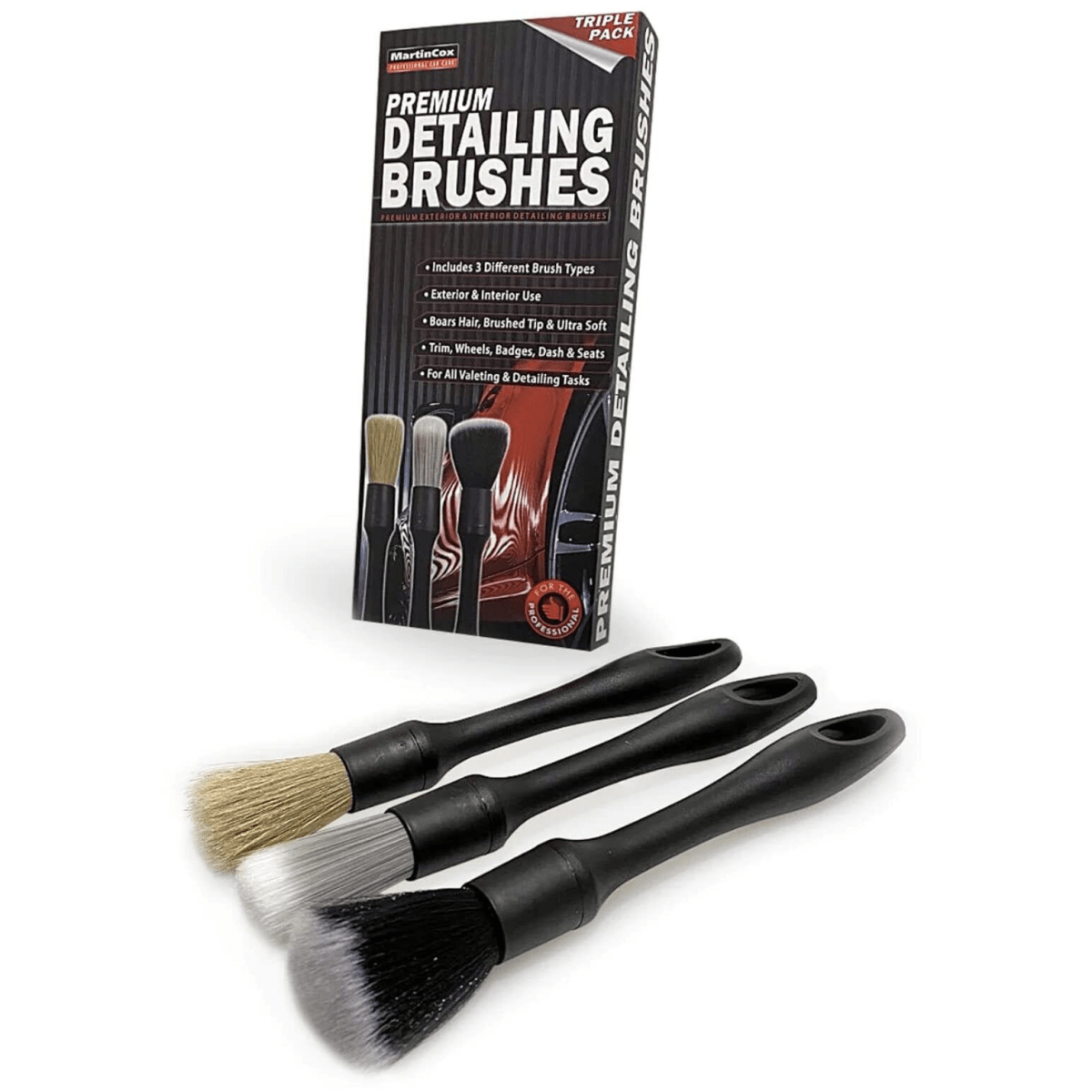 Martin Cox Premium Detailing Brush Pack – Ultra Soft, Multi-Use - Auto Rae-Chem