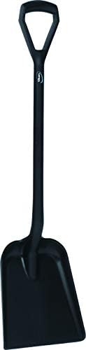 Vikan 56259 Lightweight, Durable, Rust Proof, Polypropylene Shovel 'D' Handle Snow, Muck (Black)
