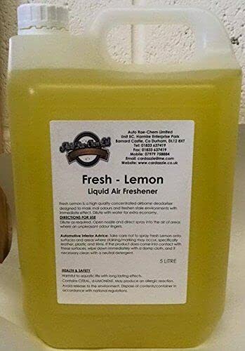 LEMON CAR AIR FRESHENER LIQUID SUPER CONCENTRATE 5L