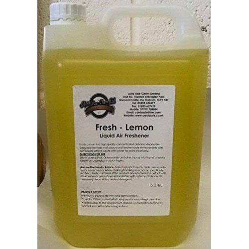 LEMON CAR AIR FRESHENER LIQUID SUPER CONCENTRATE 5L