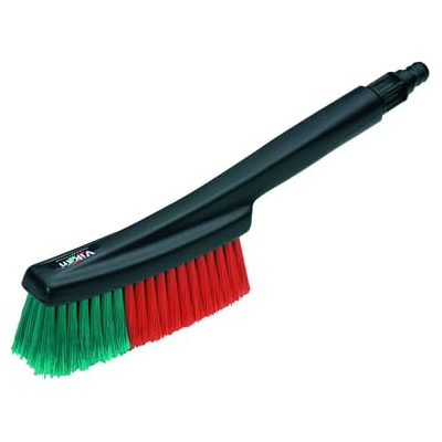 Vikan 525452 Water Fed Vehicle Brush, Soft/Split, Black, 360 mm Length, 60 mm Width, 105 mm Height