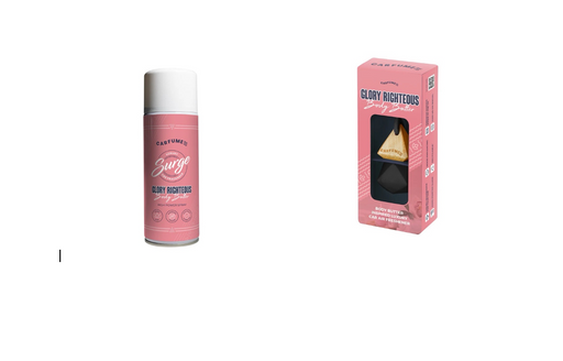 Carfume Car Air Freshener and Surge Can Fragrance Scent - Ltd Edition Glory Righteous Body Butter