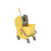 Vikan Bucket on Wheels & Wringer, 25 Litre, Yellow