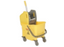 Vikan Bucket on Wheels & Wringer, 25 Litre, Yellow