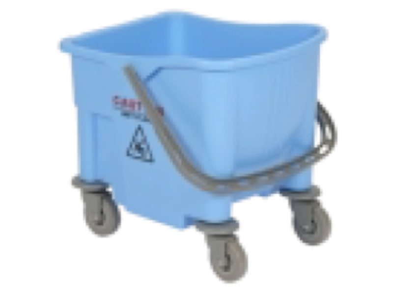 Vikan Bucket on Wheels, 25 Litre, Choice of 4 colour