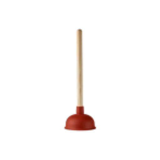 Vikan 557010 Plunger, 400 mm, Wood