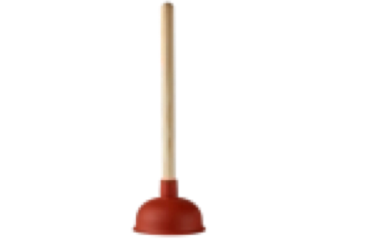 Vikan 557010 Plunger, 400 mm, Wood