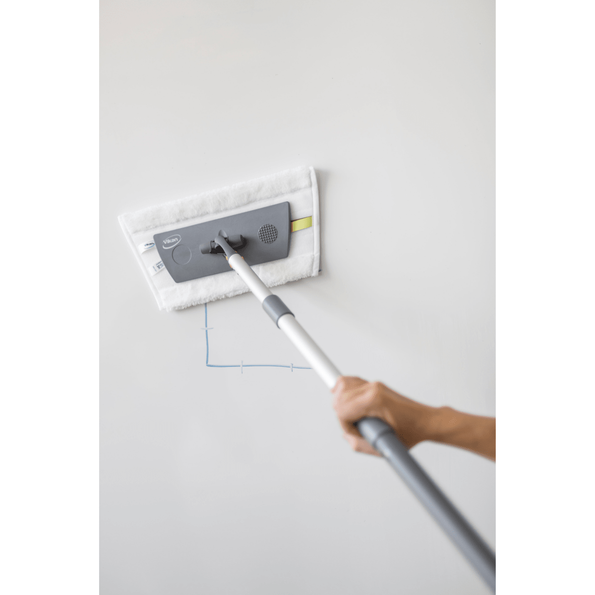 Vikan 549025 Board & Table Mop, Hook & Loop, 25 cm, White Pack 5 - Auto Rae-Chem