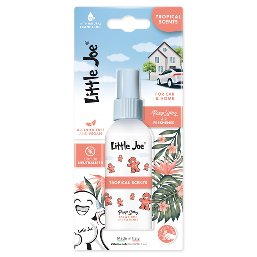 Little Joe Pump Spray Air Freshener 60ml Tropical Scents