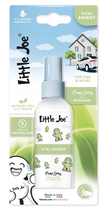 Little Joe Pump Spray Air Freshener 60ml Vital Energy