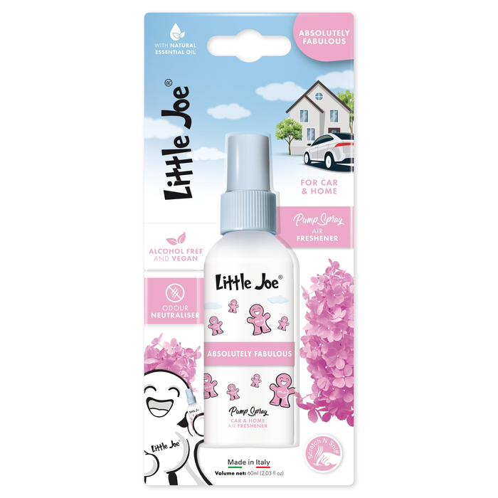 Little Joe Pump Spray Air Freshener 60ml Absolutely Fabulous