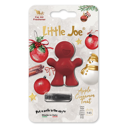 Little Joe Christmas Vent Clip Air Freshener – Holiday Fragrances, Long Lasting Freshness, Easy Install (Apple Cinnamon Treat)