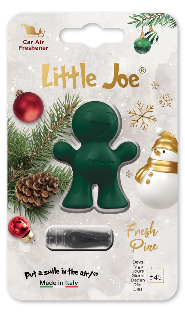 Little Joe Christmas Vent Clip Air Freshener – Holiday Fragrances, Long Lasting Freshness, Easy Install (Fresh Pine)