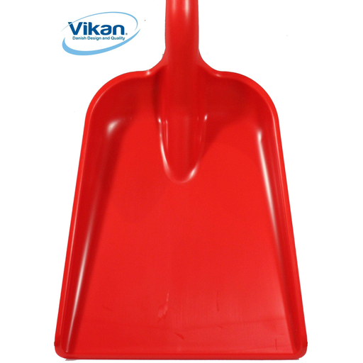 Vikan 56254 Seamless Hygienic Shovel, Food-Safe, Commercial Grade Kitchen and Gardening Accessories, Red, 1040mm Length, 271mm Width, 120mm Height 56254
