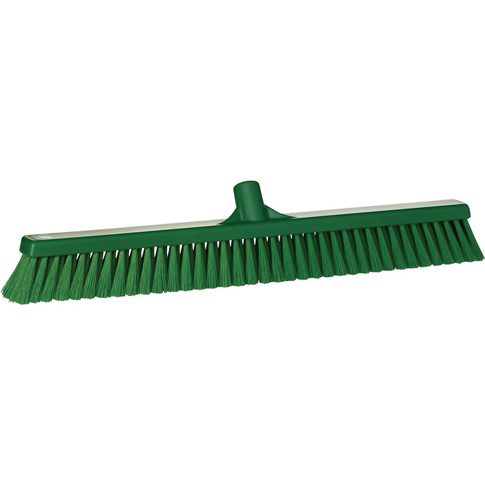 Vikan, Green Broom,Push,Soft,24",PP/PBT, 3199