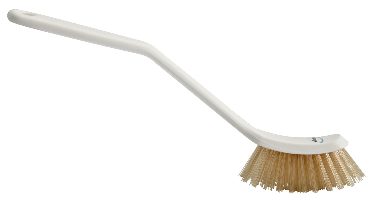 Vikan 42885 Brush with heat resistant filaments, 290 mm, Hard, White