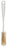 Vikan 42885 Brush with heat resistant filaments, 290 mm, Hard, White