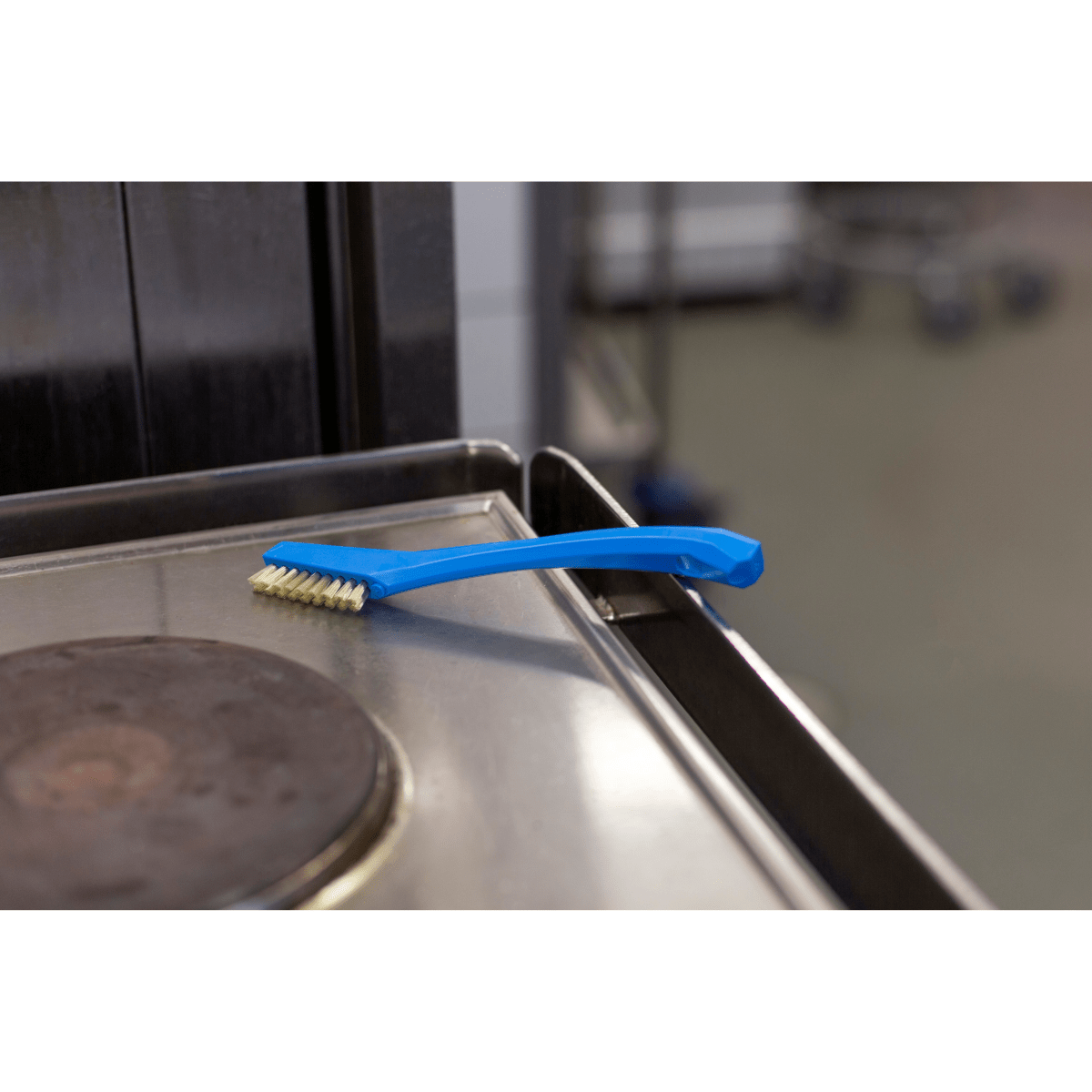 Vikan 44023 Detail Brush with heat resistant filaments, 205 mm, Very hard, Blue - Auto Rae-Chem