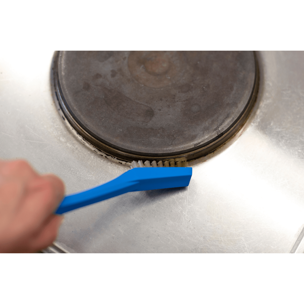 Vikan 44023 Detail Brush with heat resistant filaments, 205 mm, Very hard, Blue - Auto Rae-Chem