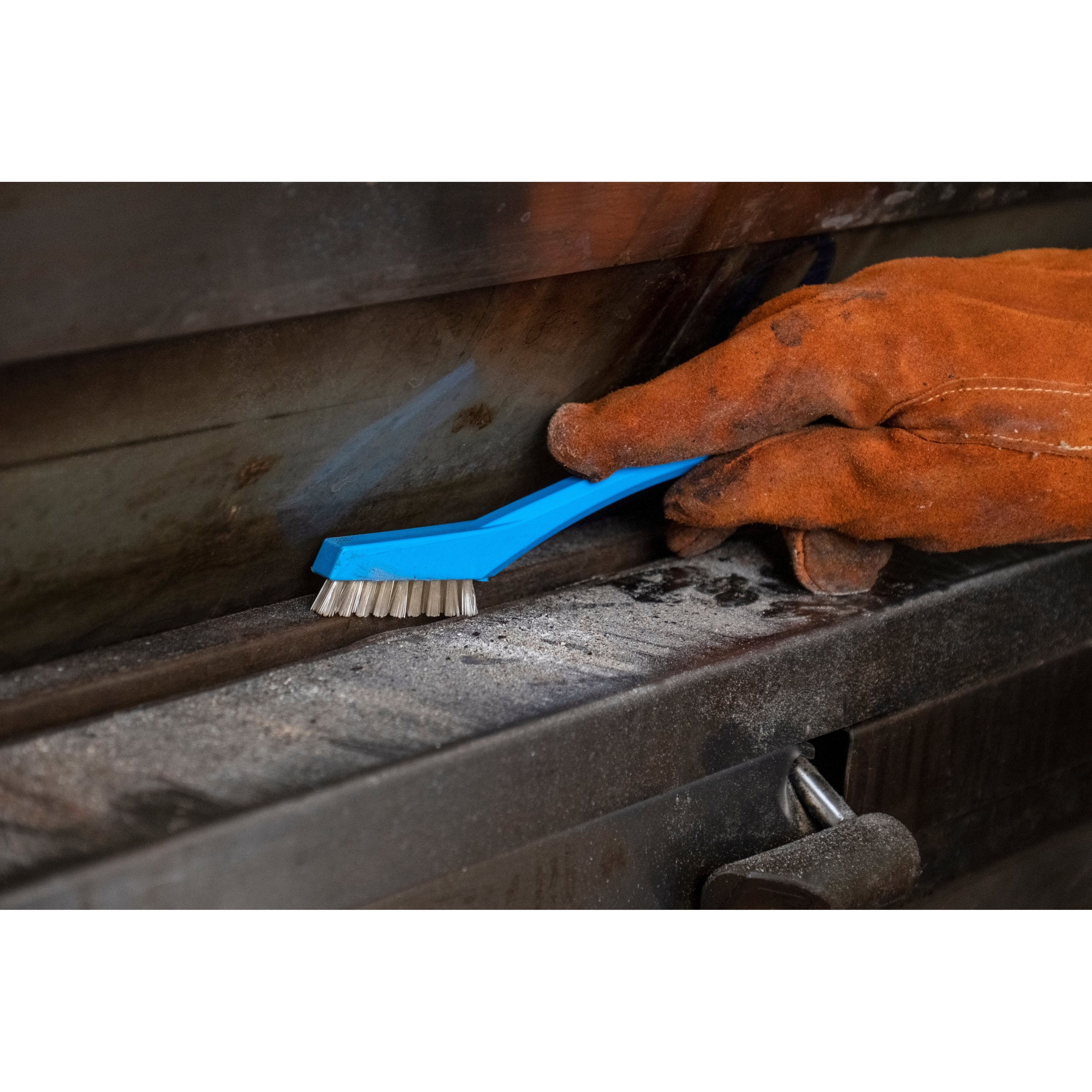 Vikan 44023 Detail Brush with heat resistant filaments, 205 mm, Very hard, Blue