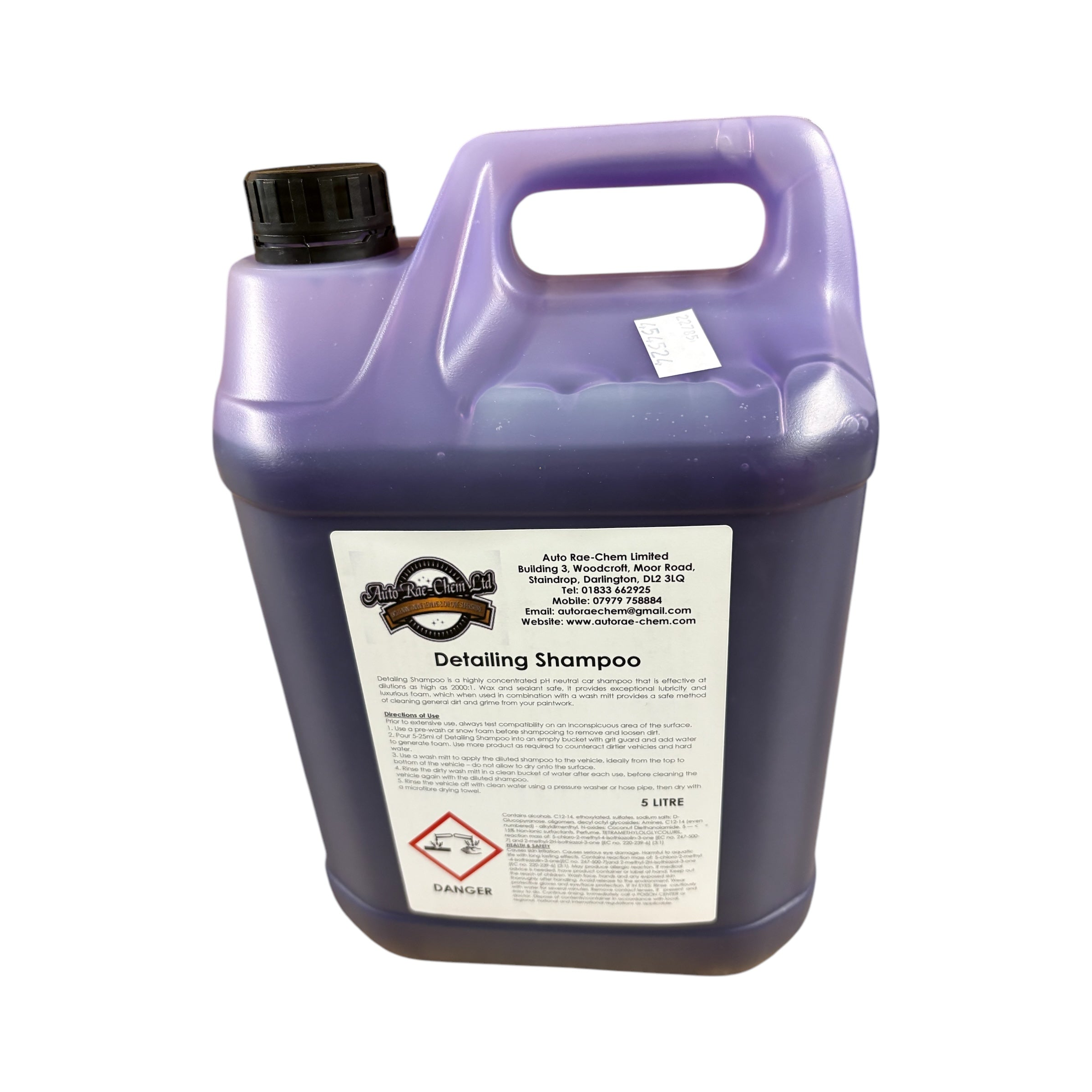 Ultra Concentrate Car Shampoo – pH Balanced, Wax Safe, 200:1
