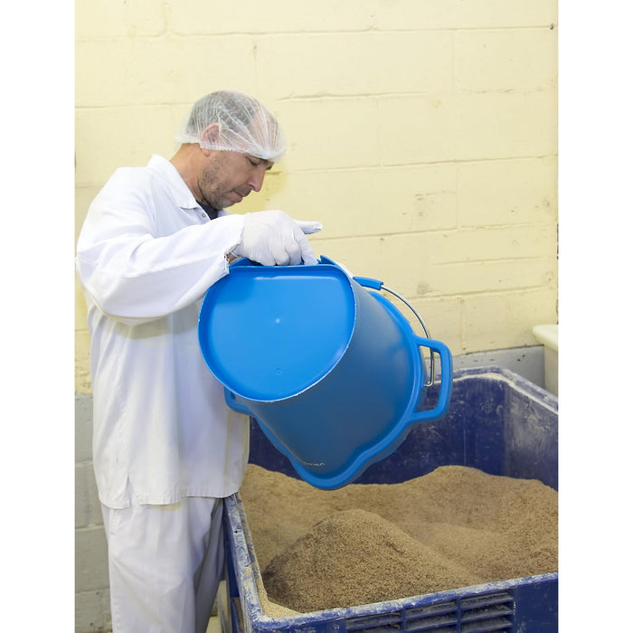 Vikan 56923 Pail, 5 gal, PP/SS, Blue