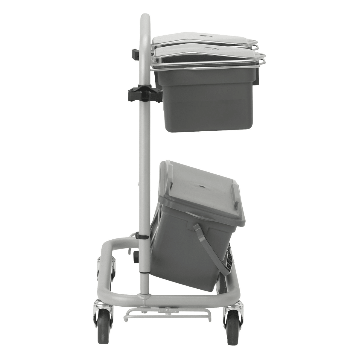 Vikan 580410 Narrow Cleaning Cart with Accessories, 40 cm VEC System Size, Grey - Auto Rae-Chem