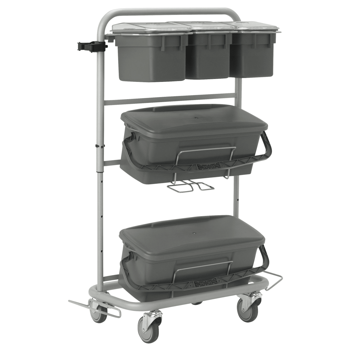 Vikan 580410 Narrow Cleaning Cart with Accessories, 40 cm VEC System Size, Grey - Auto Rae-Chem