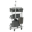 Vikan 580410 Narrow Cleaning Cart with Accessories, 40 cm VEC System Size, Grey