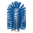 Vikan 5380-103-3 Stiff Tube Brush, Polyester, 3-7/8" x 6-1/2" OAL, Blue