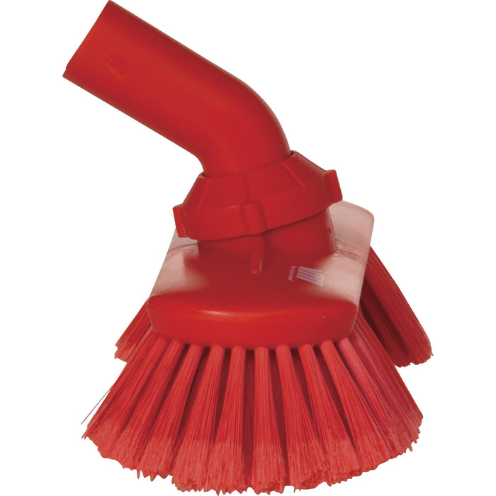 Vikan 70673 Deck Scrub, 9" Polyester Supersoft Bristle, Blue