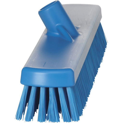 Vikan 70623 Deck Scrub, Stiff Bristle, Polyester, 18-1/2", Blue