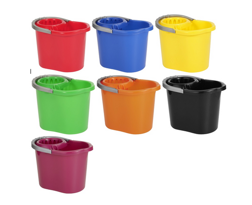 Vikan MS36N Plastic Mop Bucket With Wringer 12 Litre  choice of color
