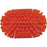 Vikan 70377 Brush,Tank,Stiff,5.5",PP/PBT,Orange