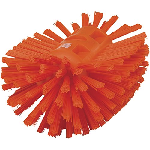Vikan 70377 Brush,Tank,Stiff,5.5",PP/PBT,Orange