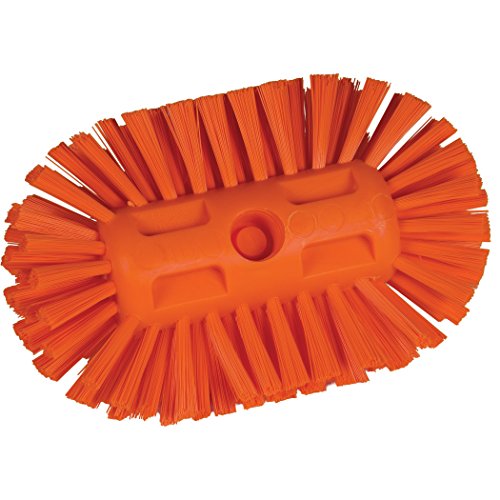 Vikan 70377 Brush,Tank,Stiff,5.5",PP/PBT,Orange