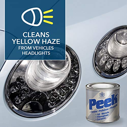 Peek 33700 Metal Cleaner Polishing Compound Paste, Stainless Steel, Silver, Chrome, Fibreglass and Ceramic, 250ML - View 5 | Auto Rae-Chem