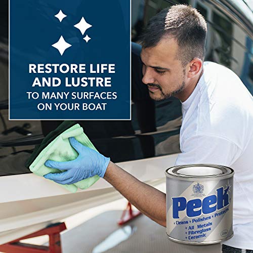 Peek 33700 Metal Cleaner Polishing Compound Paste, Stainless Steel, Silver, Chrome, Fibreglass and Ceramic, 250ML - View 6 | Auto Rae-Chem