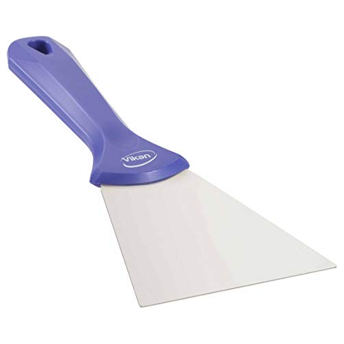 Stainless Steel Hand Scraper, Wide Polypropylene with Stainless Steel Blade 235 x 100 mm | Auto Rae-Chem