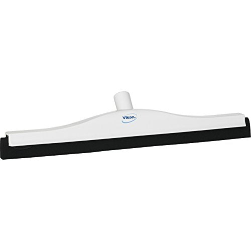 Vikan 77535 Squeegee, Fixed Head, Floor, 20 inch, PP/RB, White | Auto Rae-Chem