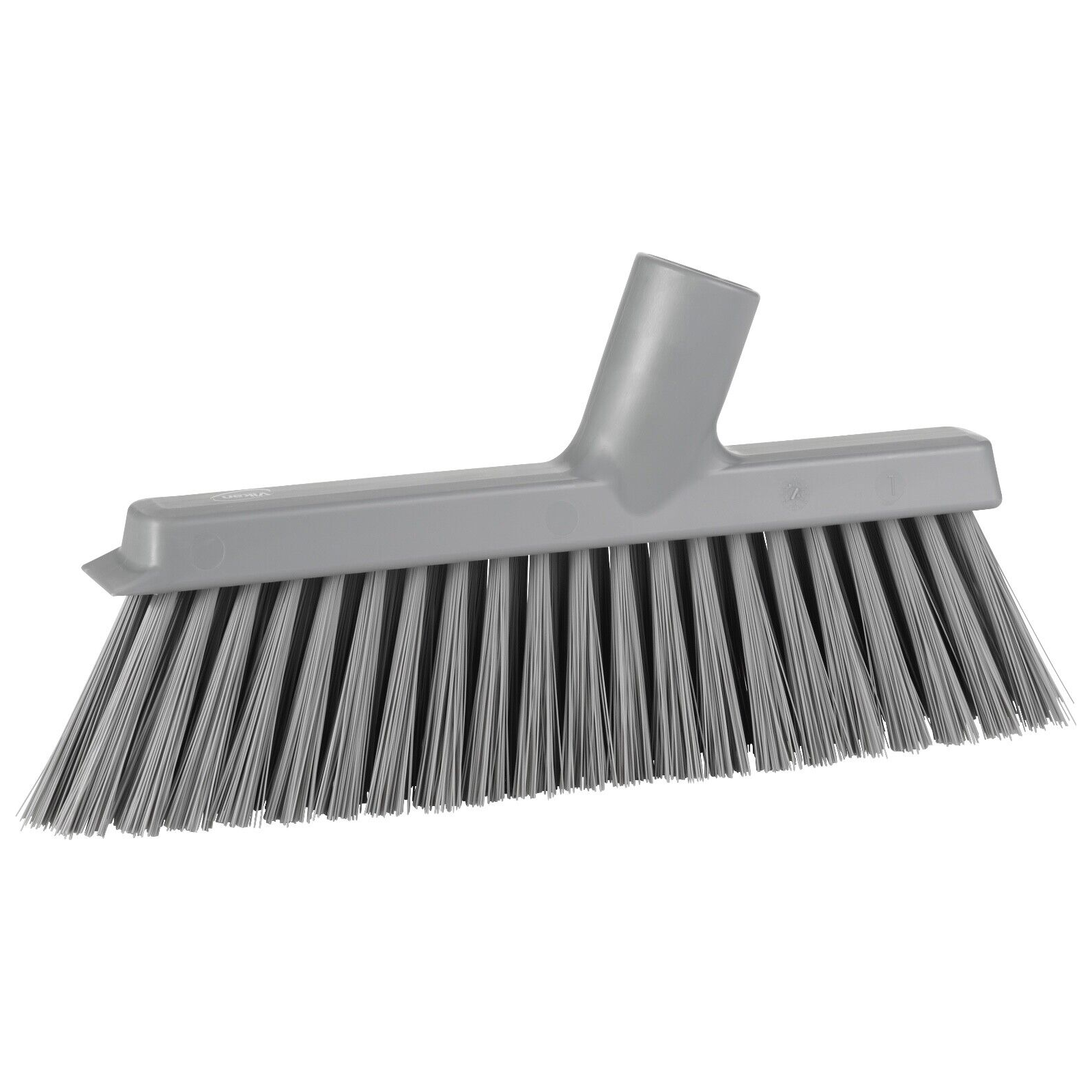Vikan 310388 Dustpan Broom with Angled Thread, Grey | Auto Rae-Chem