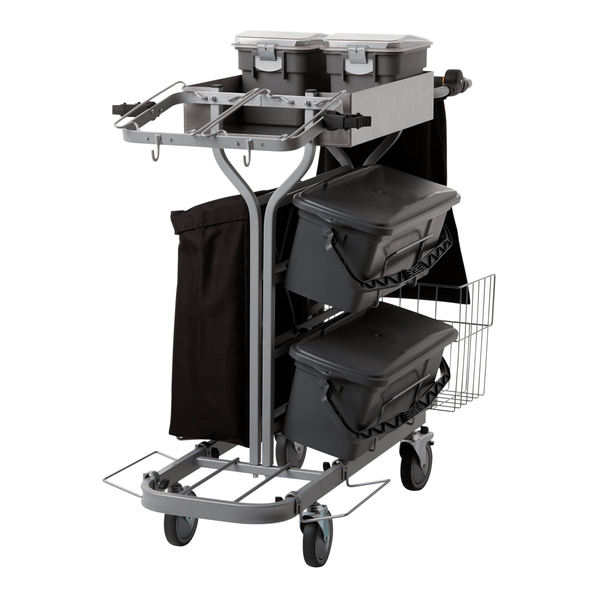 Vikan 580311 Compact Cleaning Trolley Plus, 40cm, Grey - Auto Rae-Chem
