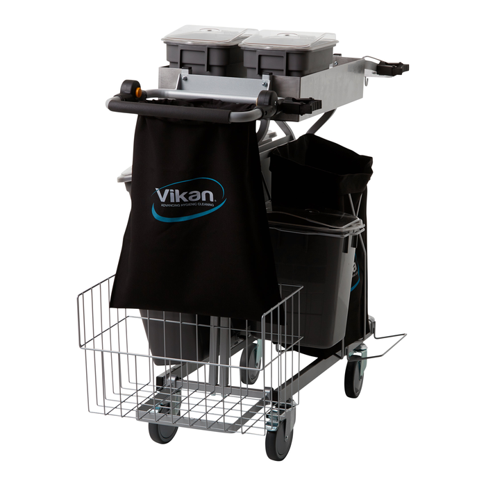 Vikan 580319 Compact Cleaning Trolley Plus 60cm Grey