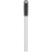Vikan Mop Handle Broom Brush Long Aluminium Screw Thread 120cm Black